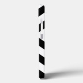 Fett Schwarz-Weiß-Chevrons Case-Mate iPhone Hülle (Rückseite / Links)