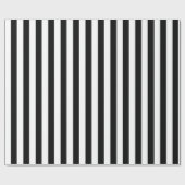 Fett, schwarz-weiß gestreiftes Verpackungspapier Geschenkpapier (Flach)