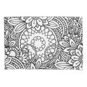 Fett Schwarz-Weiß-Grafik-Design Kissenbezug (Vorderseite)