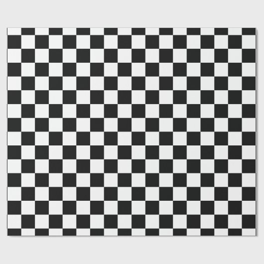 Fett Schwarz-Weiß-Karton Geschenkpapier (Flach)