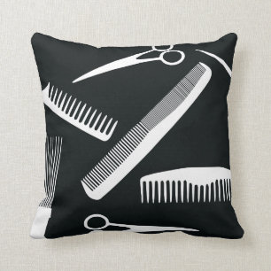 Fett Schwarz-Weiß-Salon-Mode Kissen