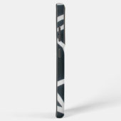 Fett Schwarz-Weiß-Spider-Webgeometrie Samsung Galaxy Hülle (Rechte Seite)