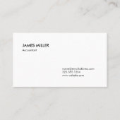 Fett Schwarz-weißes Buffalo Kariertes Muster Monog Visitenkarte (Rückseite)