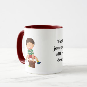 Fett Schwarze Inspiration Zitate Tasse