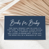 Fett Script Navy Baby Shooting Book Request Begleitkarte