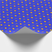 Fett Shooting Star Celebration Geschenkwrap Geschenkpapier (Ecke)