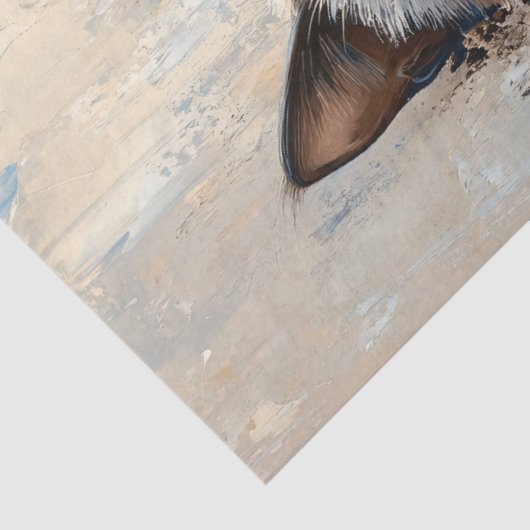 Fett siamesische Katzen Malerei Decoupage Seidenpapier (Detail)