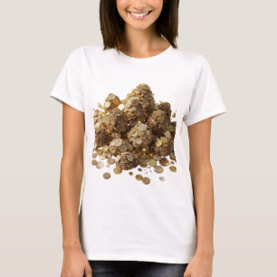 Fett Silber UNSICHTBAR WENN KEIN LESBARER TEXT T-Shirt
