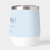 Fett Soft Blau Modern 50. Geburtstag Custom  (Rückseite)