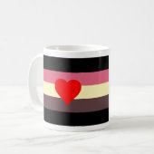 Fett-Stolperflagge Kaffeetasse (Vorderseite Links)