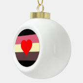 Fett-Stolperflagge Keramik Kugel-Ornament (Rechts)