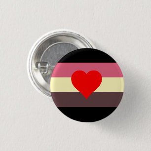 Fett Stolz Flagge Button