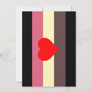 Fett Stolz Flagge Feiertagskarte