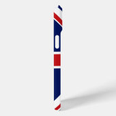 Fett Streifenmuster - Flag der Union mit Namen Case-Mate iPhone Hülle (Rückseite / Rechts)