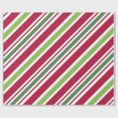 Fett Strip Weihnachtswrapping Paper Geschenkpapier (Flach)