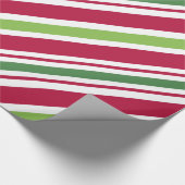 Fett Strip Weihnachtswrapping Paper Geschenkpapier (Ecke)