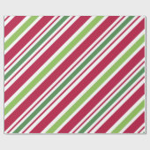 Fett Strip Weihnachtswrapping Paper Geschenkpapier (Flach)