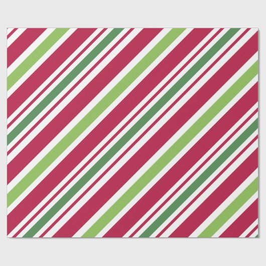 Fett Strip Weihnachtswrapping Paper Geschenkpapier (Flach)