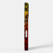 Fett Swirl Doodle iPhone Case (Rückseite / Rechts)