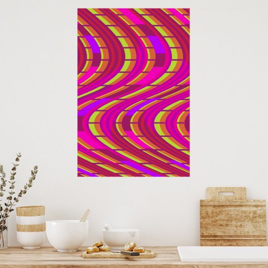 Fett Swirl Poster (Küche)