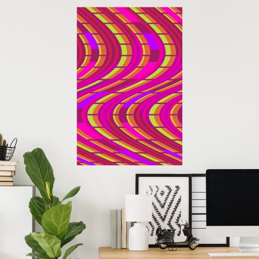 Fett Swirl Poster (Heimbüro)