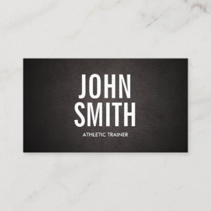 Fett Text Athletic Trainer Business Card Visitenkarte