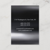 Fett Text Creative Unique Chubby Visitenkarte (Rückseite)