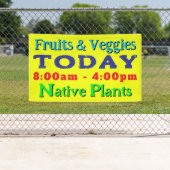 Fett Text Heute Fabric Grosses Zeichen Banner (Insitu)