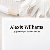 Fett Text Legible klassische Elegant Schwarz & Wei (Insitu)