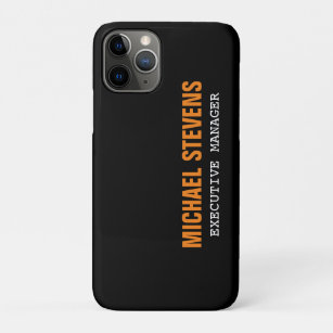 Fett Text Schwarz-weiß Orange Stilvoll Beruflich Case-Mate iPhone Hülle