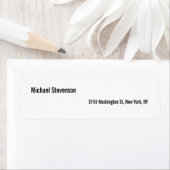 Fett Text Schwarz-weiß Personalisiert Schlicht (Insitu)