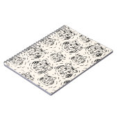 Fett-Tigerdesign Notizblock (Linke Seite)