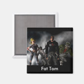 Fett-Tom-Magnet Magnet (Vorderseite/Rückseite)