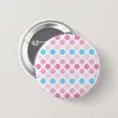 Fett transfeminine Flag-Punkte Button (Vorne & Hinten)
