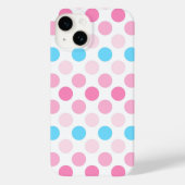 Fett transfeminine Flag-Punkte Case-Mate iPhone Hülle (Rückseite)