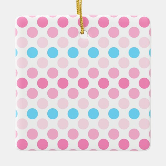 Fett transfeminine Flag-Punkte Keramikornament (Vorderseite)
