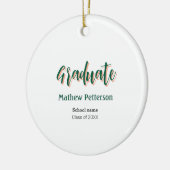 Fett-Typ einfache schwarze Klasse moderne Abschlus Keramik Ornament (Links)