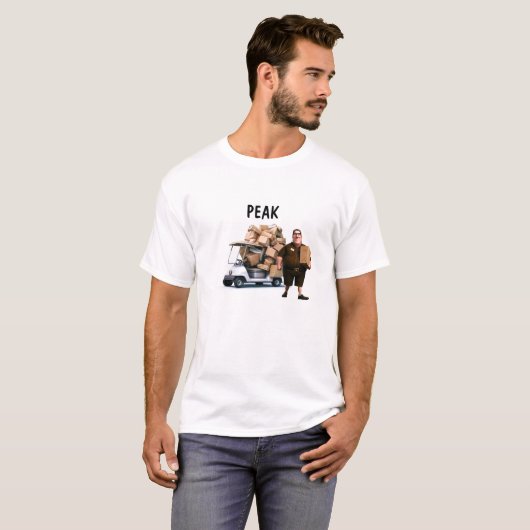 Fett-Typ liefern Mann T-Shirt (Vorne ganz)