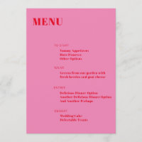 Fett Typografie Bright Pink Red Modern Minimalisti