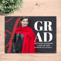 Fett Typografie Foto Abschluss | weiß