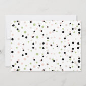 Fett Typografie Foto Schwangerschaft Ankündigung (Rückseite)