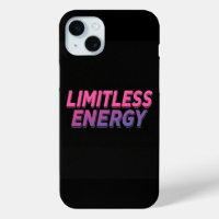 Fett Typografie Handy Abdeckung mit Gradient "Limi
