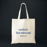 Fett Typografie Ivory Blue Custom Niedlich Bat Mit Tragetasche<br><div class="desc">Fett Typografie Ivory Blue Custom Niedlich Bat Mitzvah Tote Bag</div>