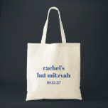 Fett Typografie Ivory Blue Custom Niedlich Bat Mit Tragetasche<br><div class="desc">Fett Typografie Ivory Blue Custom Niedlich Bat Mitzvah Tote Bag</div>