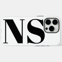Fett Typografie Minimale Initialen Monogramm
