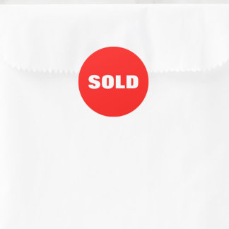 Fett Typografie Moderne, helle, rote, kundenbezoge Runder Aufkleber