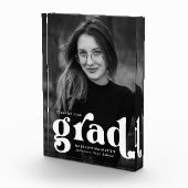 Fett Typografie Weißer Abschluss Fotoblock (Rechts)