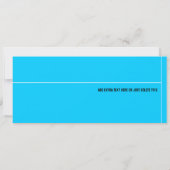 Fett-Typografisches Unternehmensereignis Einladung (Rückseite)