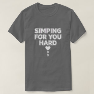 Fett umrandete Grafik 'Sich heftig in dich verknal T-Shirt