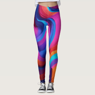 Fett- und ausdrucksstarke farbige Leggings" Leggings